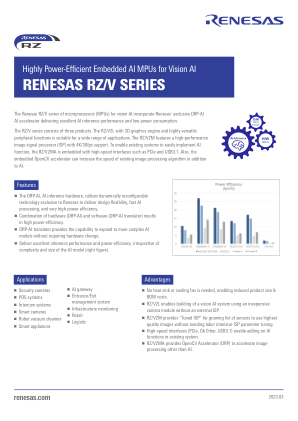 瑞萨电子 RZ/V 系列